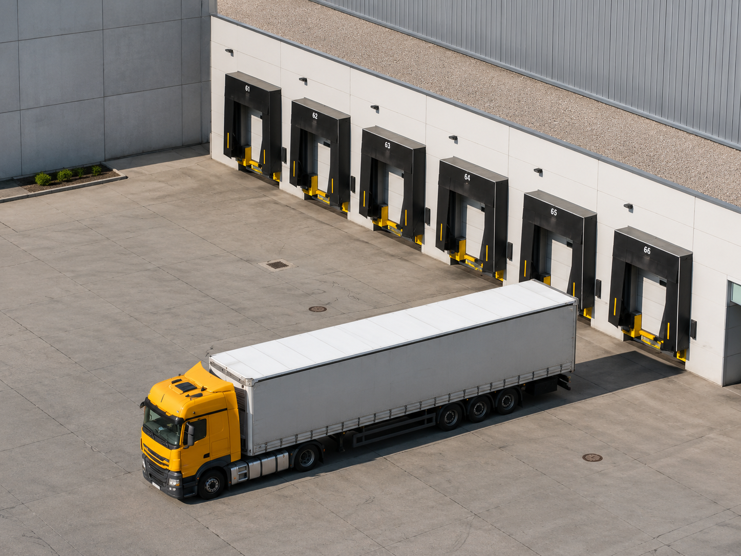 Docks & Doors technicus bij onderhoudswerkzaamheden